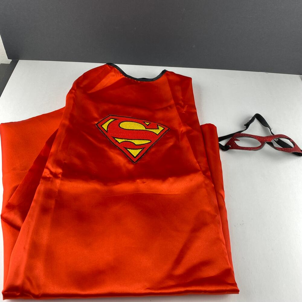 DC Comics Batman Superman Reversible Kids Cape Masks Rubies Child Costume